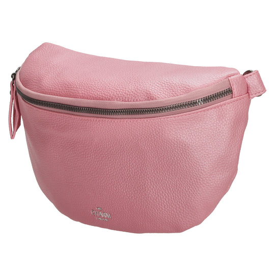 Bodybag 27,5 x 17cm in Lederoptik Rosa - leder-accessoires.com