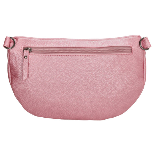Bodybag 27,5 x 17cm in Lederoptik Rosa - leder-accessoires.com