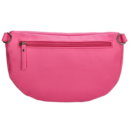 Bodybag 27,5 x 17cm in Lederoptik Rosa| Fuchsia