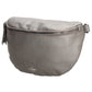 Bodybag 27,5 x 17cm in Lederoptik Silber-Metallic