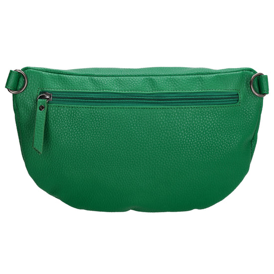 Bodybag 27,5 x 17cm in Lederoptik Grün - leder-accessoires.com