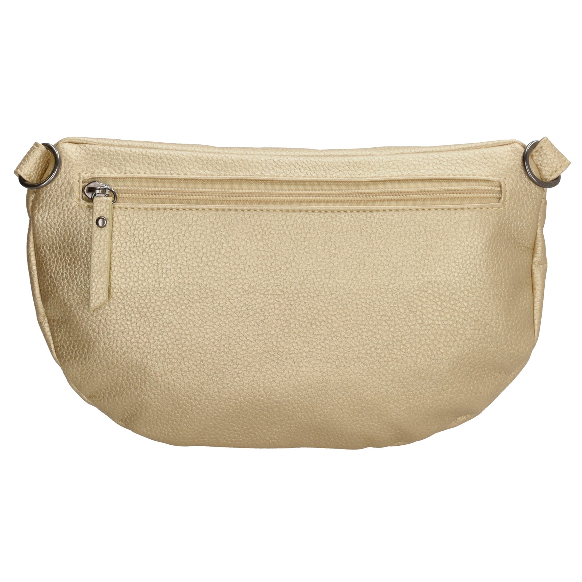 Bodybag 27,5 x 17cm in Lederoptik Gold - leder-accessoires.com