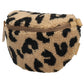 Bodybag in Teddyfell 25x15cm in Leopard|Beige
