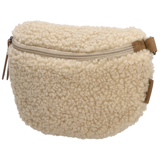 Bodybag Teddy 25x15cm in Beige mit Reißverschluss