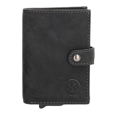 Safety Wallet 8x10cm Schwarz mit RFID Schutz kompakt