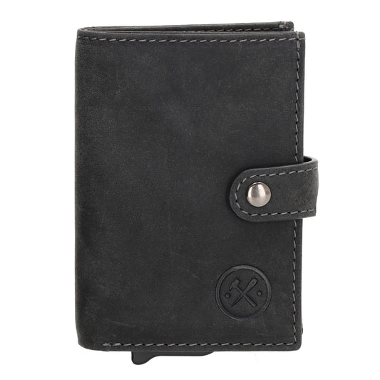 Safety Wallet 8x10cm Schwarz mit RFID Schutz kompakt