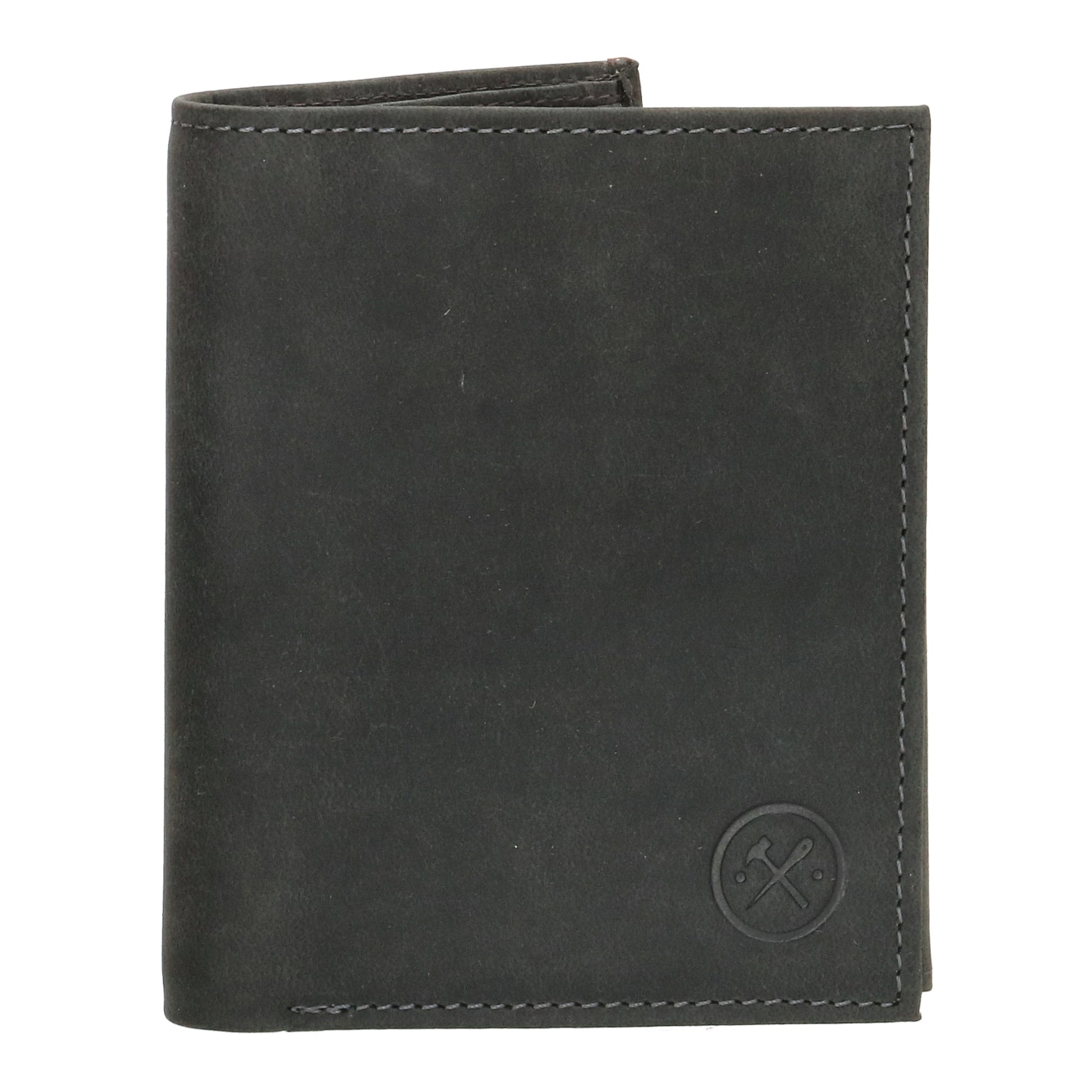 Lederbörse Hochformat 12x9xcm in Schwarz - leder-accessoires.com