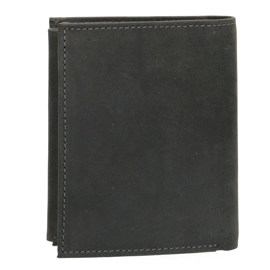 Lederbörse Hochformat 12x9xcm in Schwarz - leder-accessoires.com