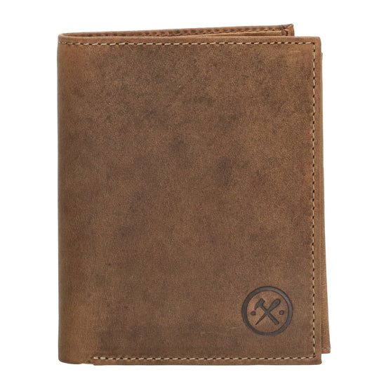 Lederbörse Hochformat 12x9xcm in Braun - leder-accessoires.com
