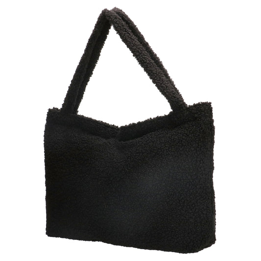 Teddyshopper 60x42cm in Schwarz mit Reißverschluss
