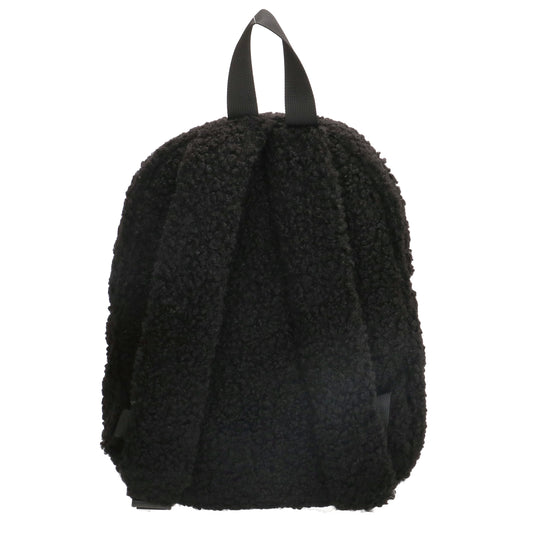 Teddyrucksack 23x31cm in Schwarz mit Reißverschluss