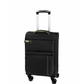 Reisetrolley|Bordgepäck 4-Rad 55cm in Schwarz