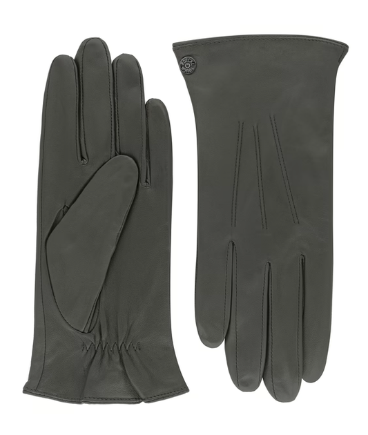 Lederhandschuhe | Haarschafleder Damen in Grau mit Touchfunktion von Röckl