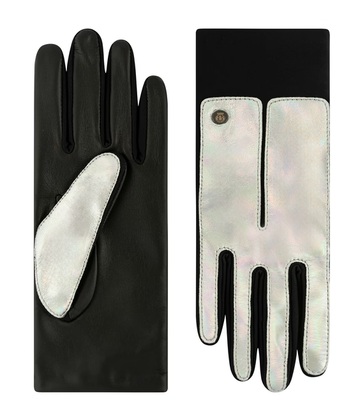 Lederhandschuhe | Haarschafleder Damen in Silber|Grau mit Touch-Funktion von Röckl