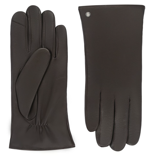 Lederhandschuhe | Haarschafleder Herren in Braun von Röckl - leder-accessoires.com