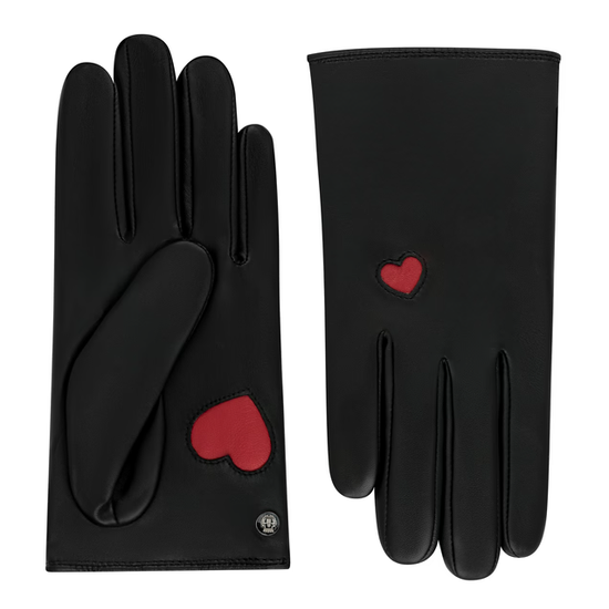 Lederhandschuhe | Haarschafleder Damen aus Leder in Schwarz von Röckl - leder-accessoires.com