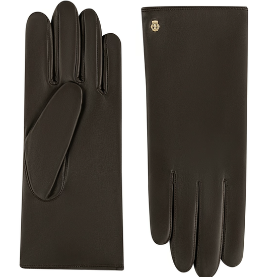 Lederhandschuhe | Haarschafleder Damen in Braun klassisch von Röckl - leder-accessoires.com