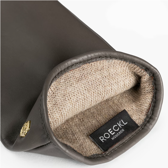 Lederhandschuhe | Haarschafleder Damen in Braun klassisch von Röckl - leder-accessoires.com