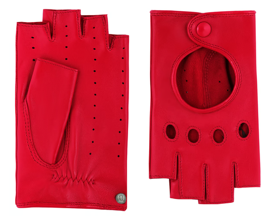 Autofahrerhandschuhe Damen in Rot von Röckl - leder-accessoires.com