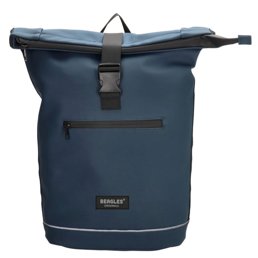 Rolltoprucksack 40x56cm in Dunkelblau mit Klickverschluss