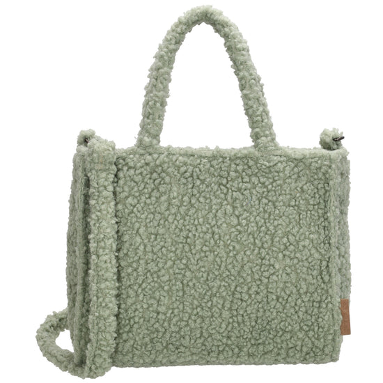 Teddytasche 27 x 22cm in Mint mit Reißverschluss - leder-accessoires.com