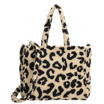 Teddytasche 37x32cm in Leo mit Reißverschluss
