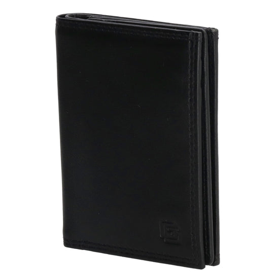 Lederbörse Hochformat 10x8xcm in Schwarz - leder-accessoires.com