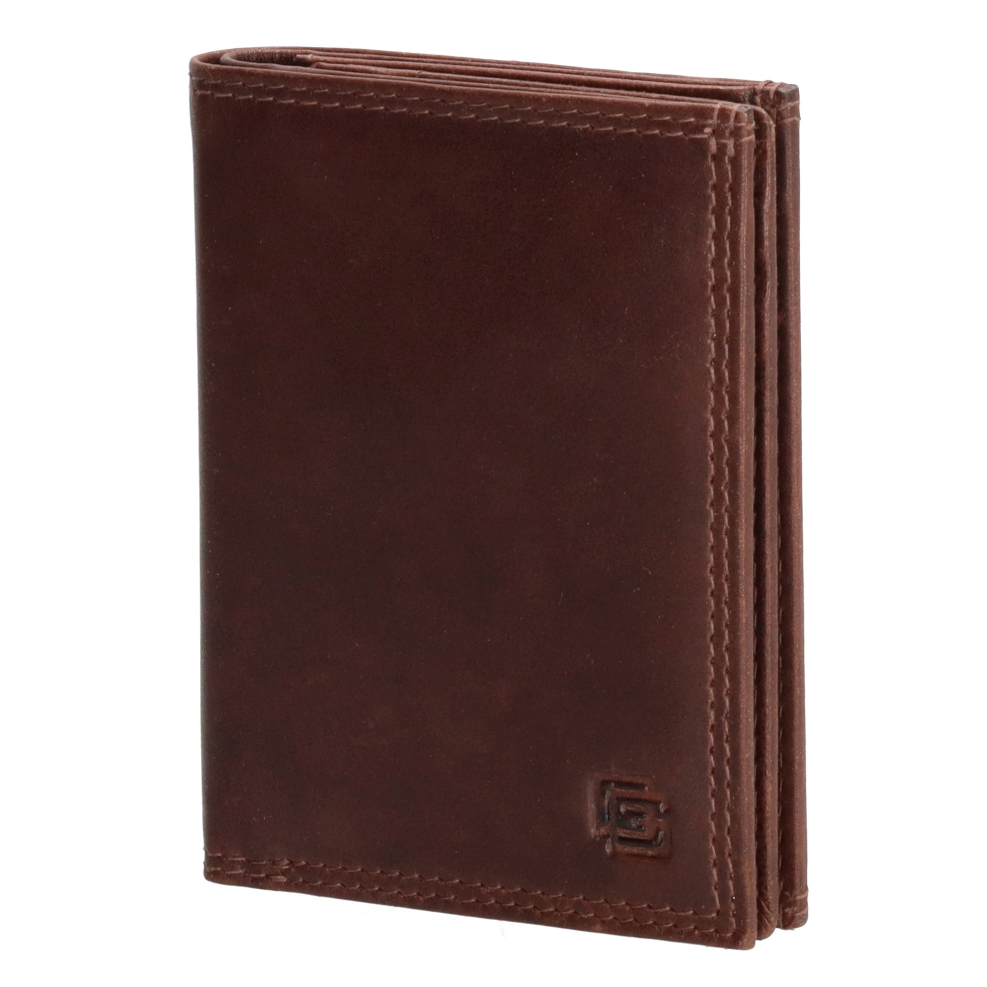 Lederbörse Hochformat 10x8xcm in Braun - leder-accessoires.com