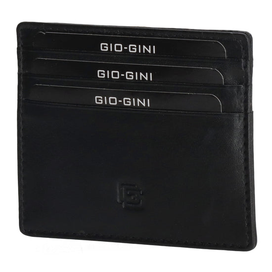 Kartenetui 10x8cm in Schwarz - leder-accessoires.com