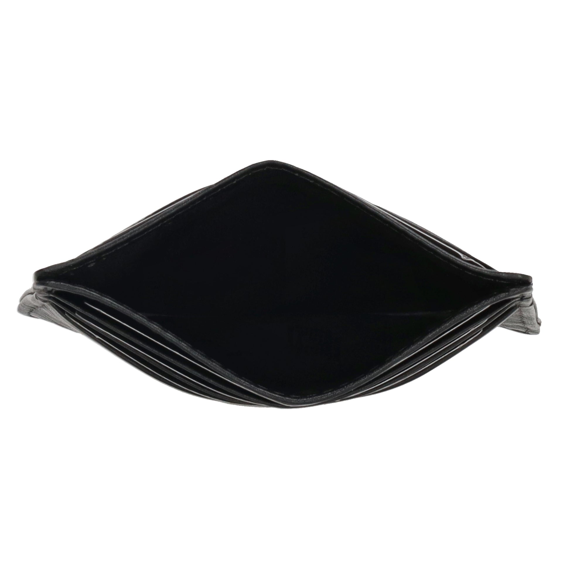 Kartenetui 10x8cm in Schwarz - leder-accessoires.com