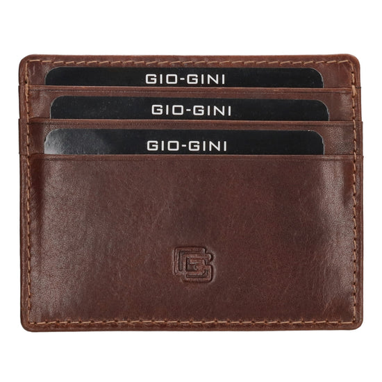 Kartenetui 10x8cm in Braun - leder-accessoires.com