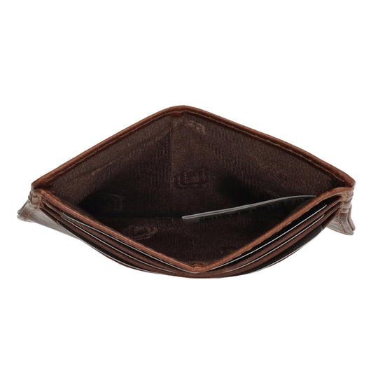 Kartenetui 10x8cm in Braun - leder-accessoires.com