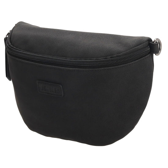 Bodybag 25 x 17cm in marmorierter Optik Schwarz - leder-accessoires.com