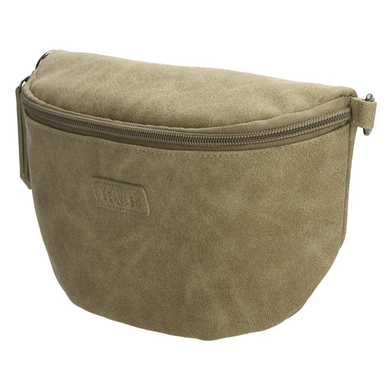 Bodybag 25 x 17cm in marmorierter Optik Hellgrün - leder-accessoires.com