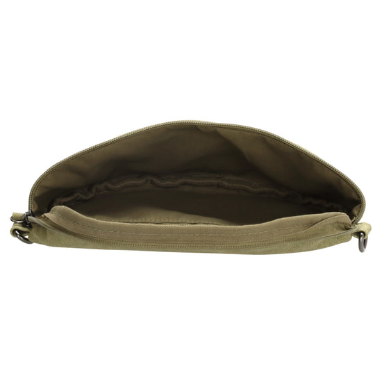 Bodybag 25 x 17cm in marmorierter Optik Hellgrün - leder-accessoires.com
