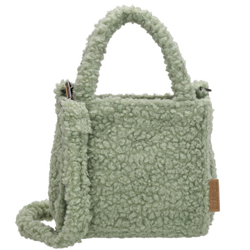 Teddytasche 17 x 17cm in Mint mit Reißverschluss