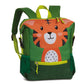 Kinderrucksack "Tiger " aus recyceltem Material in Grün|Orange