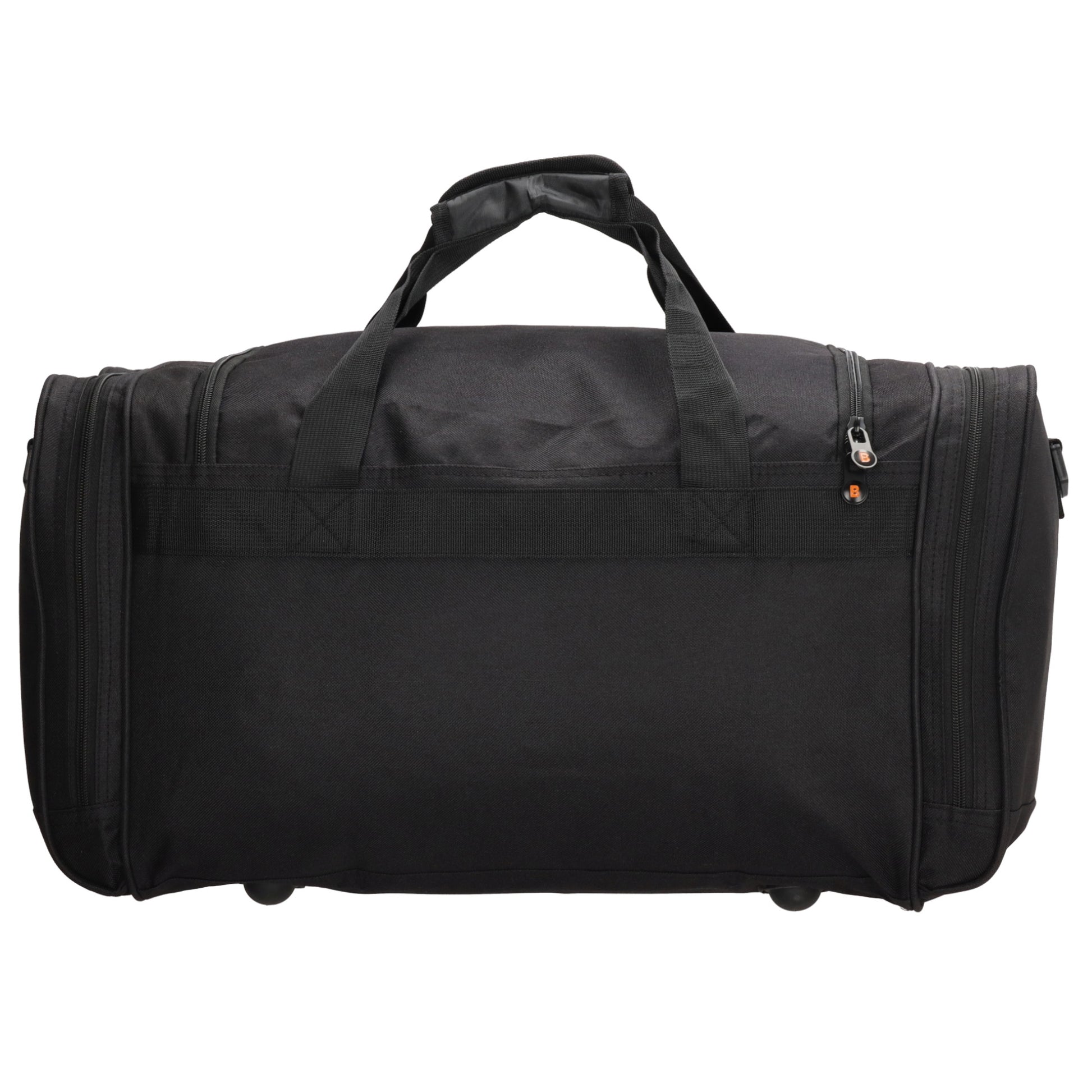 Reisetasche 55 x 30cm in Schwarz mit Seitentaschen - leder-accessoires.com