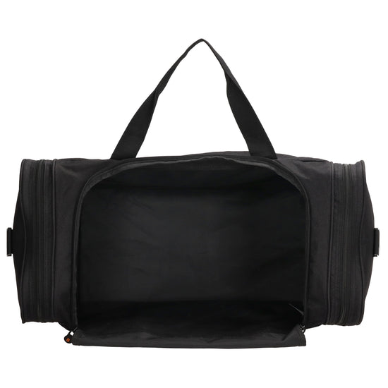 Reisetasche 55 x 30cm in Schwarz mit Seitentaschen - leder-accessoires.com