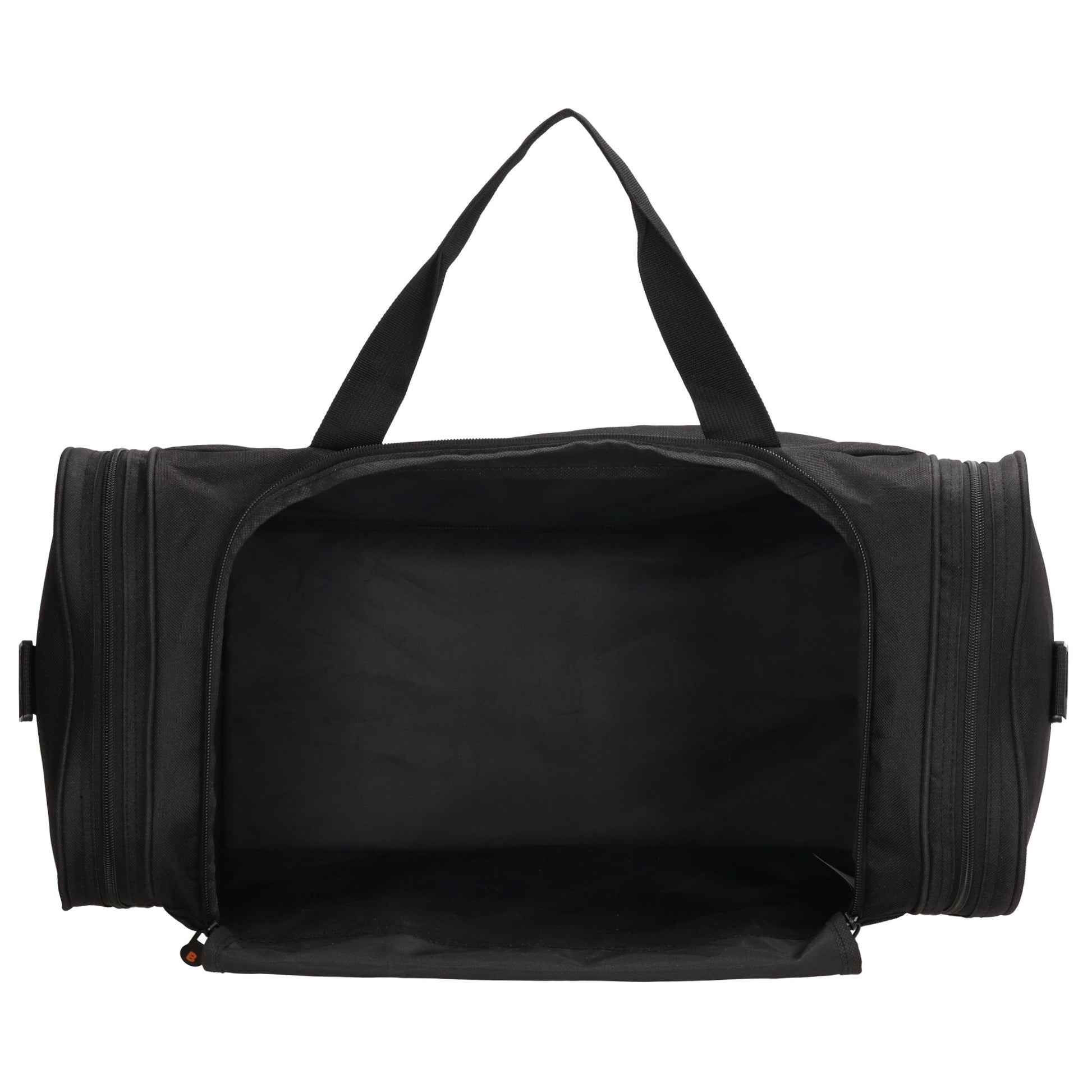 Reisetasche 55 x 30cm in Schwarz mit Seitentaschen - leder-accessoires.com