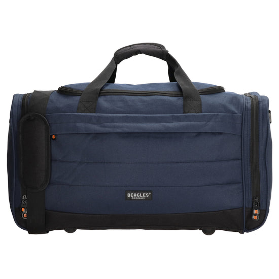 Reisetasche 55 x 30cm in Blau mit Seitentaschen - leder-accessoires.com