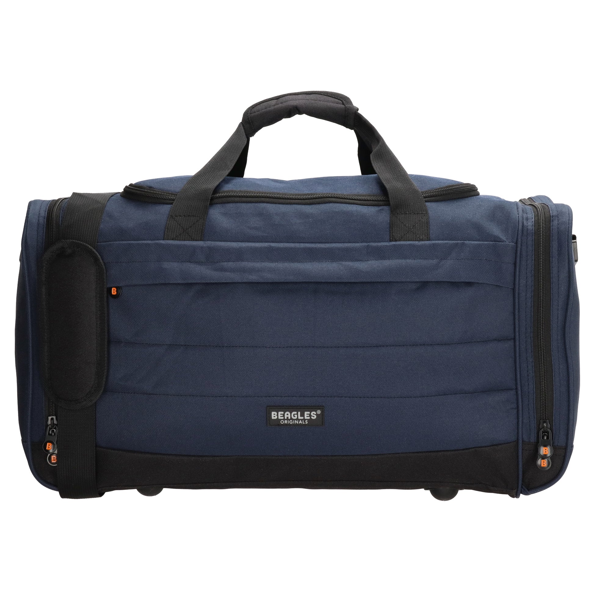 Reisetasche 55 x 30cm in Blau mit Seitentaschen - leder-accessoires.com