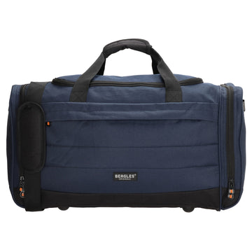 Reisetasche 55 x 30cm in Blau mit Seitentaschen - leder-accessoires.com