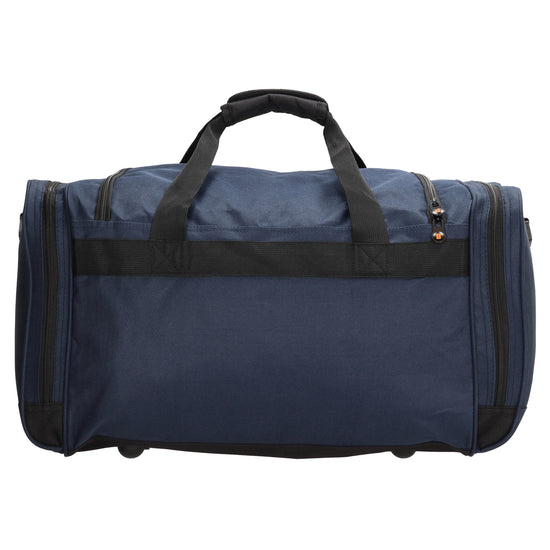 Reisetasche 55 x 30cm in Blau mit Seitentaschen - leder-accessoires.com
