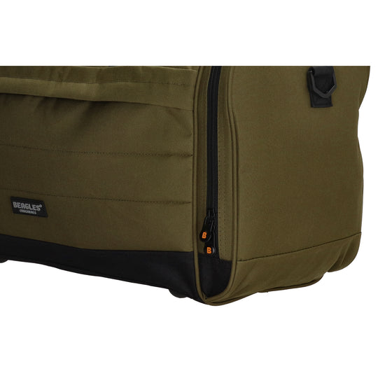Reisetasche 55 x 30cm in Oliv|Grün mit Seitentaschen - leder-accessoires.com
