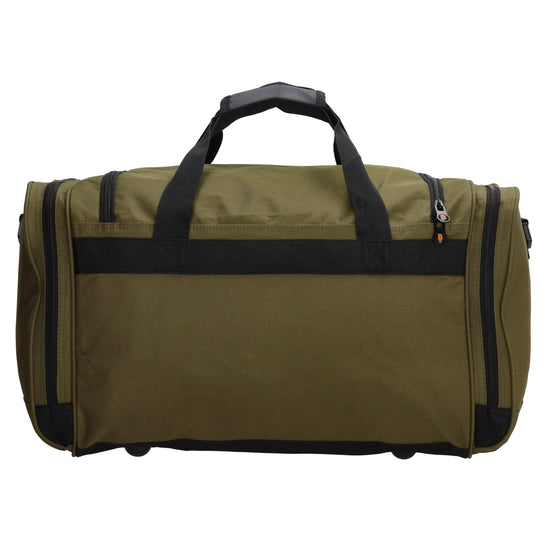 Reisetasche 55 x 30cm in Oliv|Grün mit Seitentaschen - leder-accessoires.com