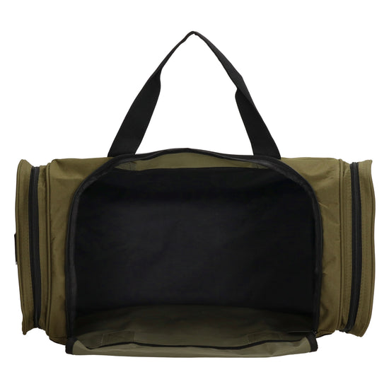 Reisetasche 55 x 30cm in Oliv|Grün mit Seitentaschen - leder-accessoires.com