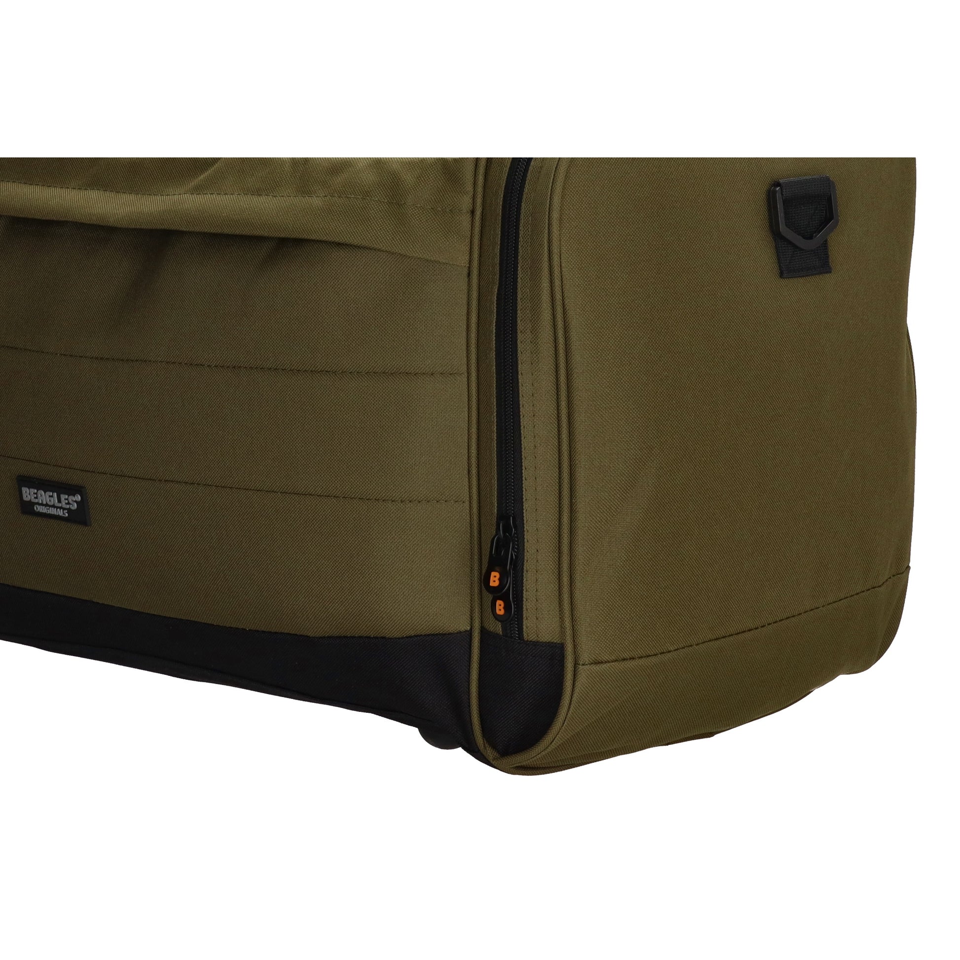 Reisetasche 65 x 34cm in Olivgrün mit Seitentaschen - leder-accessoires.com