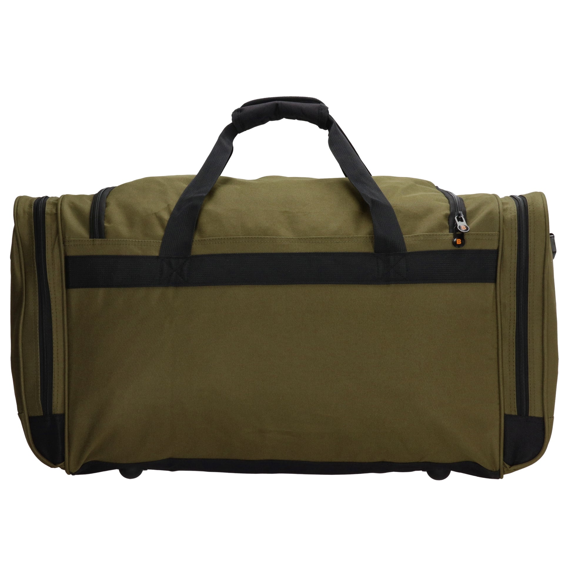 Reisetasche 65 x 34cm in Olivgrün mit Seitentaschen - leder-accessoires.com
