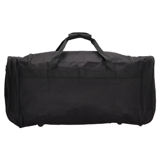 Reisetasche 75 x 35cm in Schwarz mit Seitentaschen - leder-accessoires.com
